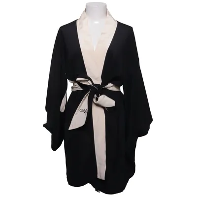 Dressing gown (Black, Beige) from Agent Provocateur Silk
