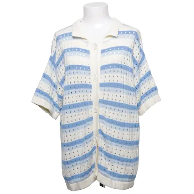 Cardigan (Blue, White) from Kilky Cotton
