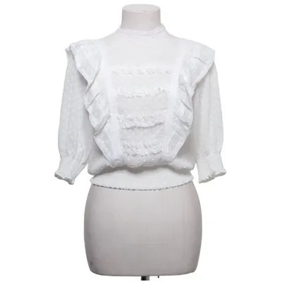 Blouse (Blanc) de The Kooples Coton, Polyester