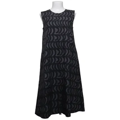 Kleid (Schwarz, Grau) von Marimekko x Uniqlo Baumwolle