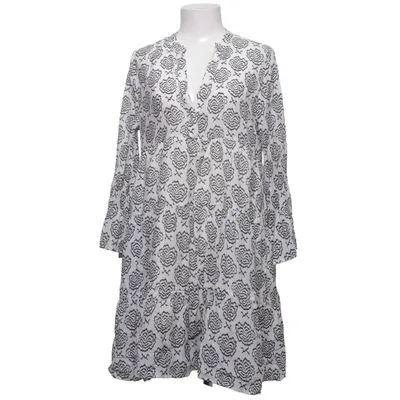 Jurk (Wit, Zwart) van Choklate Zijde, Viscose