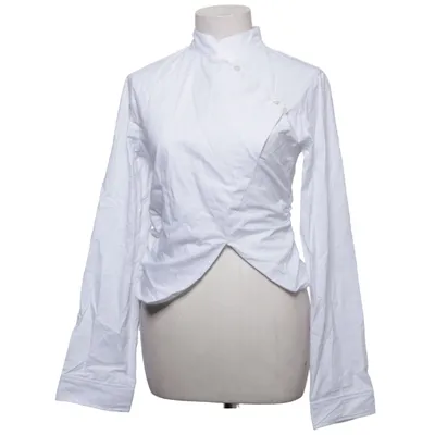 Wrap blouse (White) from ASOS Design Cotton