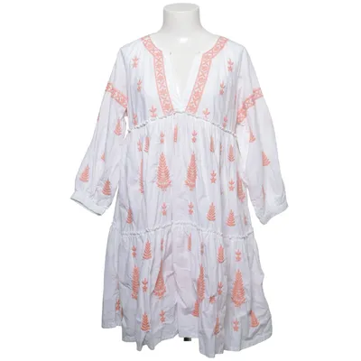 Robe (Blanc, Rose) de By Malina Coton