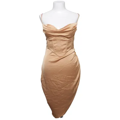 Jurk (Beige) van Oh Polly Elastaan, Polyester