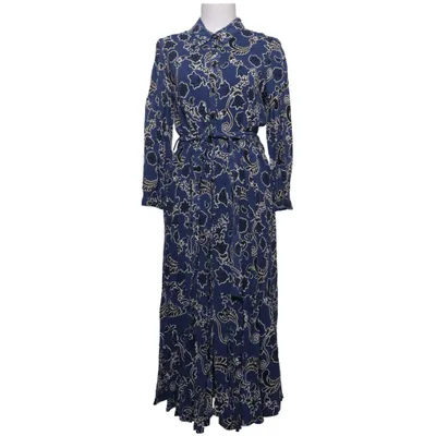 Shirt dress (Blue, Black, White) from Zara Viscose