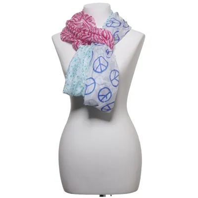 Shawl (Blue, Pink, Multicolored) from Plomo o Plata Silk