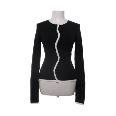 Cardigan (Black, White) from Dissh Acrylic, Linen