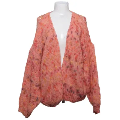 Cardigan (Pink, Multicolored) from Minouu Acrylic, Polyester, Wool
