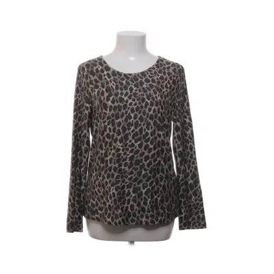 Långärmad t-shirt (Brun, Svart, Beige) från Oui Set Elastan, Nylon, Viskos