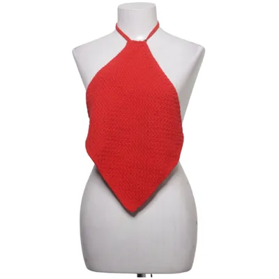 Halterneck top (Rød) fra Stradivarius Bomuld, Polyester