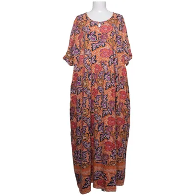 Robe longue (Orange, Multicolore) de Ulla Popken Coton