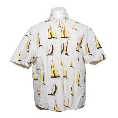 Kortärmad skjorta (Vit, Flerfärgad) från H&M Bomull