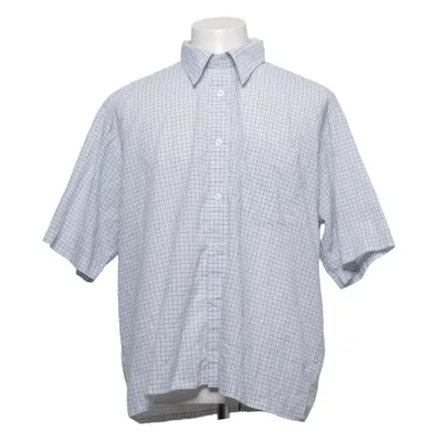 Chemise à manches courtes (Blanc, Bleu) de Mitchell Coton, Polyester