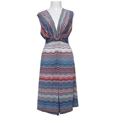 Kleid (Blau, Mehrfarbig) von Ilse Jacobsen Hornbæk Elasthan, Polyester