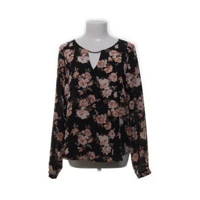 Blouse (Black, Multicolored) from Forever 21 Polyester