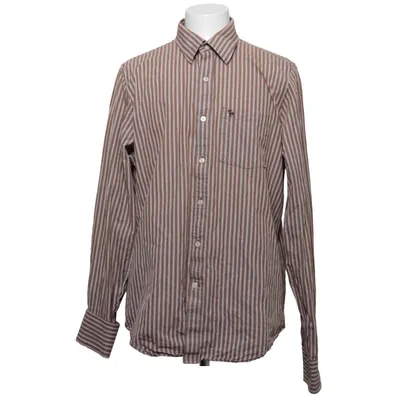 Chemise (Marron, Blanc) de Abercrombie & Fitch Coton