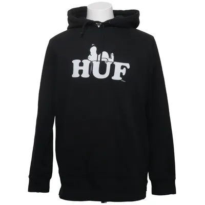 Hoodie (Black) from HUF Cotton, Polyester