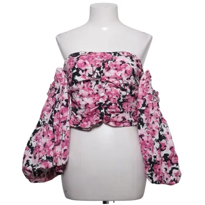 Crop top (Roze, Zwart, Wit) van Gina Tricot Katoen, Elastaan