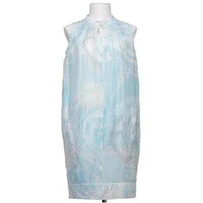 Dress (Blue, White) from Blacky Dress Cotton, Silk