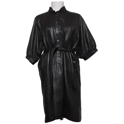 Lederkleid (Schwarz) von Bruuns Bazaar Leder