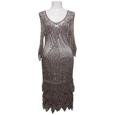 Robe (Marron) de Superstar Élasthane, Fibre métallique, Polyester, Viscose