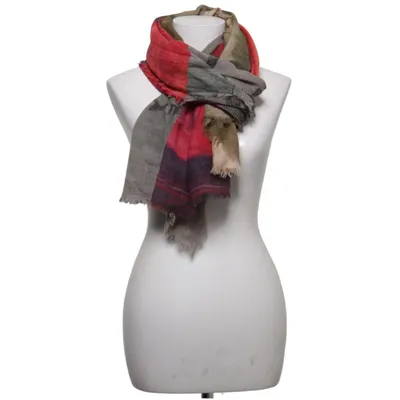 Sjaaltje (Rood, Beige, Meerkleurig) van Mala Alisha Zijde, Wol