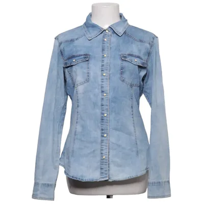 Jeansskjorte (Blå) fra Re-Dress Bomuld, Elastan, Polyester
