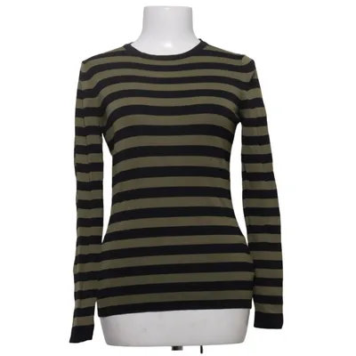 Langærmet t-shirt (Grøn, Sort) fra Nikkie Polyamid, Viscose