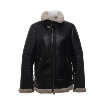 Shearlingjacka (Svart, Beige) från Zara Woman Polyuretan