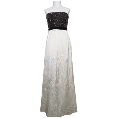 Abendkleid (Beige) von Pianoforte Di Max Mara Acetat, Polyamid, Polyester, Wolle