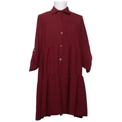 Skjortklänning (Röd) från Aerfan Elastan, Polyester