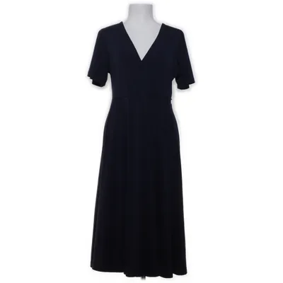 Slå-om-kjole (Blå) fra H&M Modern Classic Elastan, Polyester
