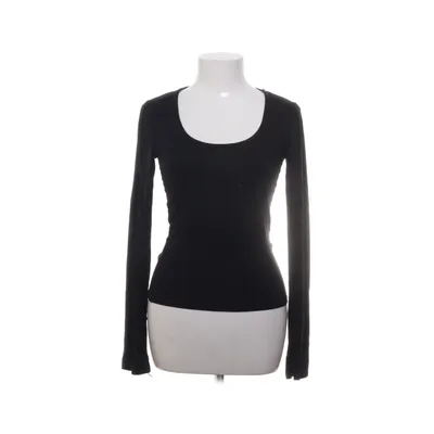 Långärmad t-shirt (Svart) från Gina Tricot Elastan, Viskos