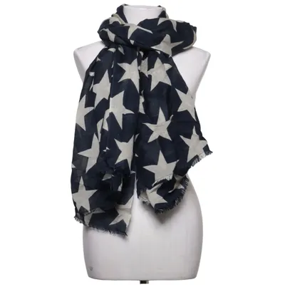 Shawl (Blue, White) from Beck Söndergaard Silk, Wool