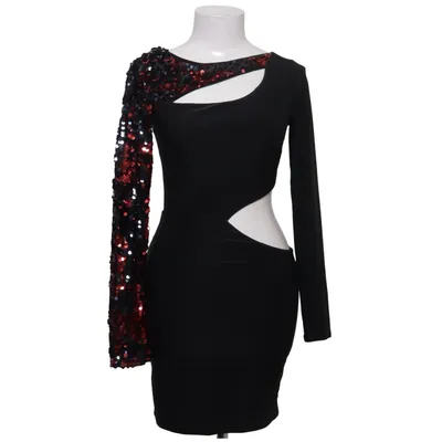 Cocktailkjole (Sort, Rød, Flerfarvet) fra Goddess London Elastan, Polyester