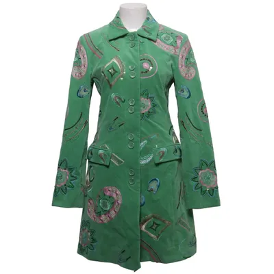 Coat (Green, Multicolored) from Kapalua Cotton, Elastane, Polyester
