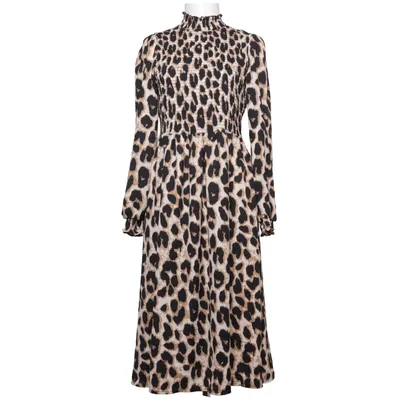 Långklänning (Brun, Svart, Beige) från Pigalle Polyester