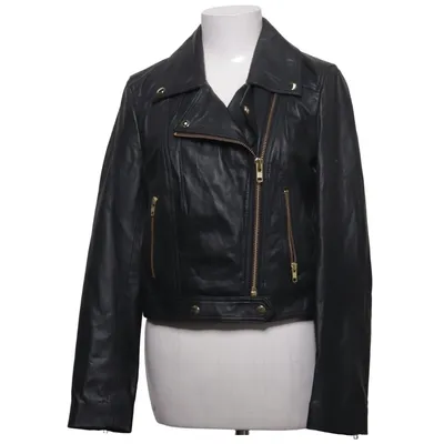 Veste de motard (Noir) de Object Cuir, Polyester
