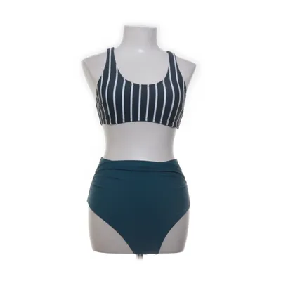 Bikini (Blå, Vit) från Cupshe Elastan, Nylon, Polyester