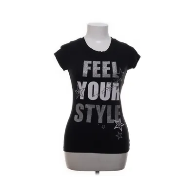 T-shirt (Zwart, Zilver) van Fishbone