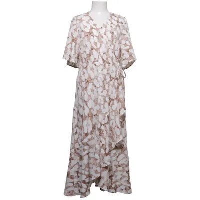 Robe portefeuille (Blanc, Marron) de Pernilla Wahlgren Polyester
