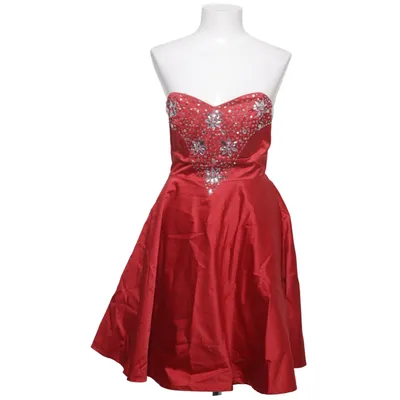 Cocktailkjole (Rød, Sølv) fra Cotton Club Bomuld, Elastan, Polyester