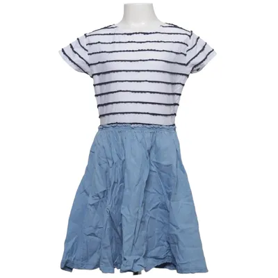 Robe (Blanc, Bleu) de Yigga Coton, Polyester