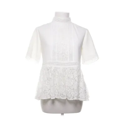 Peplumtopp (Vit) från Zara Woman Polyester