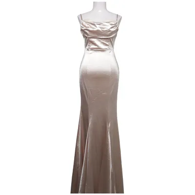 Aftenkjole (Beige) fra Missguided Bomuld, Polyester