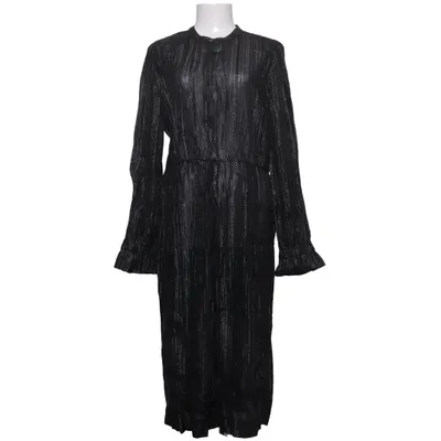 Robe (Noir, Argent) de Julie Fagerholt Polyester, Soie, Viscose
