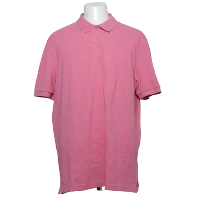 Polotrøje (Pink) fra Dressmann Bomuld, Polyester