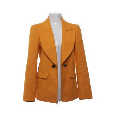 Blazer (Orange) from Zara Woman Cotton, Viscose