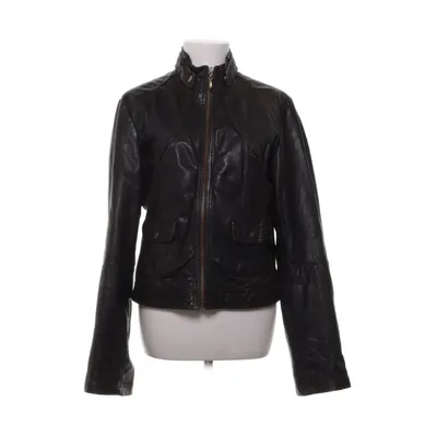 Läderjacka (Svart) från Set Skinn, Acetat