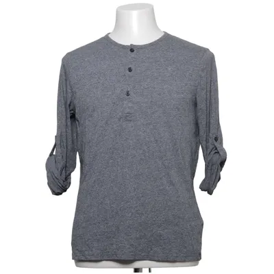 Henley shirt (Grijs) van H&M Katoen, Polyester